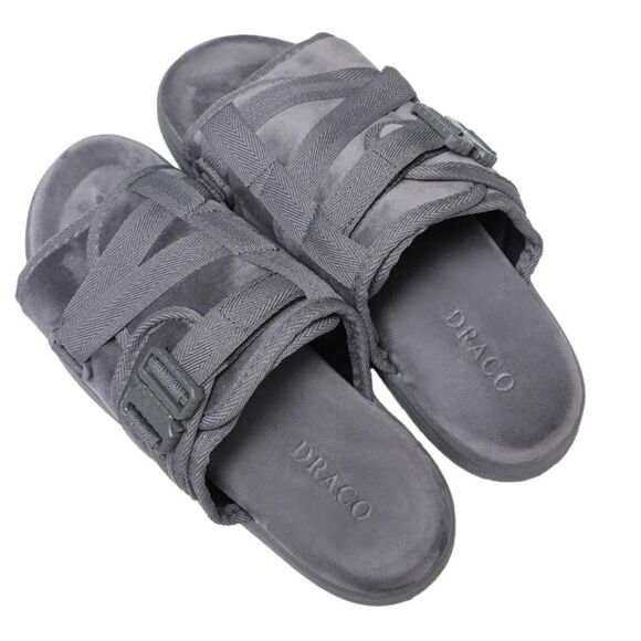 DRACO Cool Grey Dracos Slides Size 9-10 NWT in packaging - Picture 4 of 16